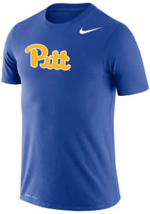 Pitt Panthers Blue Nike Legend Logo Short Sleeve T Shirt