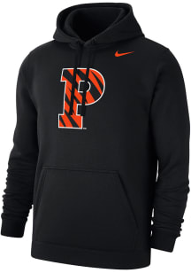 Nike Princeton Tigers Mens Black Club Fleece Primary Team Logo Long Sleeve Hoodie
