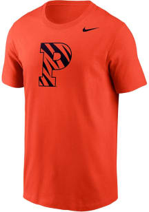Nike Princeton Tigers Orange Legend Primary Logo Short Sleeve T Shirt