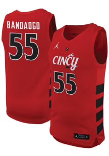 Aziz Bandaogo Mens Red Cincinnati Bearcats NIL Basketball Jersey