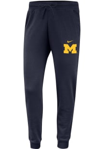 Womens Michigan Wolverines Navy Blue Nike Varsity Sweatpants