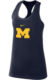 Womens Michigan Wolverines Navy Blue Nike Legend Classic Tank Top