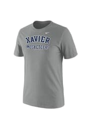 Nike Xavier Musketeers Grey Arch Short Sleeve T Shirt