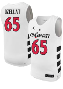 Halvine Dzellat  Nike Cincinnati Bearcats White Replica Name And Number Jersey