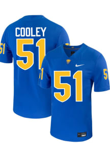 Jiavani Cooley  Mens Blue Pitt Panthers Football Name And Number Football Jersey