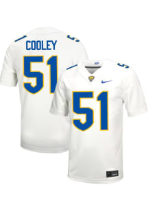 Jiavani Cooley  Mens White Pitt Panthers Football Name And Number Football Jersey