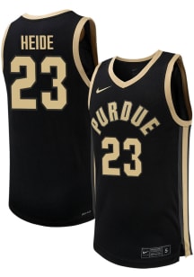 Camden Heide Mens Black Purdue Boilermakers NIL Basketball Jersey