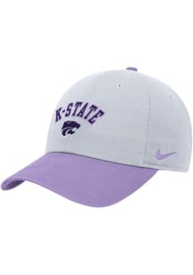 Nike White K-State Wildcats CLUB COLOR BLOCK CAP Adjustable Hat