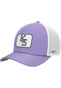 Nike Purple K-State Wildcats Rise Trucker Adjustable Hat