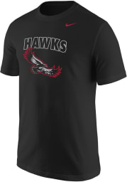 Nike Saint Josephs Hawks Black Arch Mascot Short Sleeve T Shirt