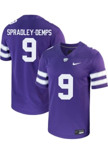 Jacques Spradley-Demps Nike Youth Purple K-State Wildcats NIL Game Football Jersey Jersey