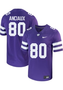 Will Anciaux Nike Youth Purple K-State Wildcats NIL Game Football Jersey Jersey