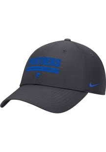 Pitt Panthers Nike Youth DRI FIT Rise Structured 5 Panel  Cap Youth Adjustable Hat - Charcoal