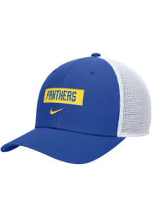 Pitt Panthers Nike Youth Nike DRI FIT Rise Structured  Trucker Cap Youth Adjustable Hat - Blue