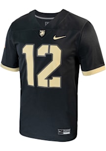 Nike Army Black Knights Black Football Replica Football Jersey