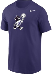 K-State Wildcats Purple Nike Varsity Willie Basketball Short Sleeve T Shirt