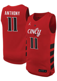 CJ Anthony Mens Red Cincinnati Bearcats NIL Basketball Jersey