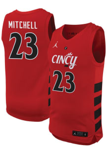 Dillon Mitchell Mens Red Cincinnati Bearcats NIL Basketball Jersey