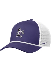 Nike Purple K-State Wildcats Varsity Willie Track Rise Trucker Adjustable Hat