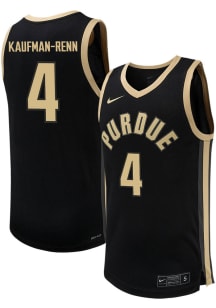 Trey Kaufman-Renn Mens Black Purdue Boilermakers NIL Basketball Jersey