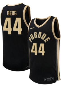 Will Berg Mens Black Purdue Boilermakers NIL Basketball Jersey