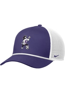 Nike Purple K-State Wildcats Varsity Willie Soccer Rise Trucker Adjustable Hat