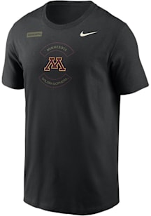 Minnesota Golden Gophers Black Nike Military Appreciation DriFIT Short Sleeve T Shirt