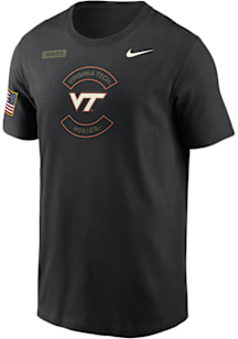 Nike Virginia Tech Hokies Black Military Appreciation DriFIT Short Sleeve T Shirt
