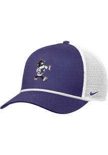 Nike Purple K-State Wildcats Varsity Willie Football Rise Trucker Adjustable Hat