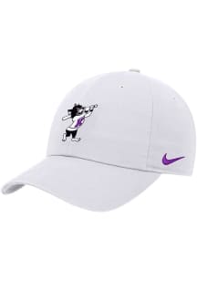 Nike White K-State Wildcats Varsity Willie Baseball Club Cap Adjustable Hat