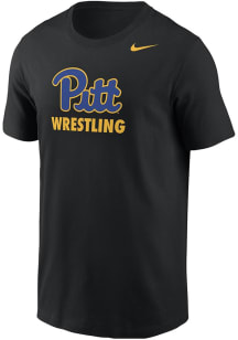 Pitt Panthers Black Nike Legend Wrestling Short Sleeve T Shirt