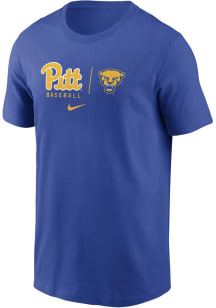 Pitt Panthers Blue Nike Legend Baseball Short Sleeve T Shirt