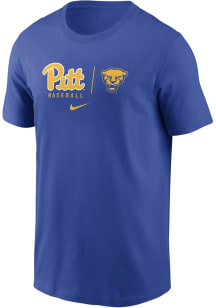 Mens Pitt Panthers Blue Nike Legend Baseball Long Sleeve T-Shirt