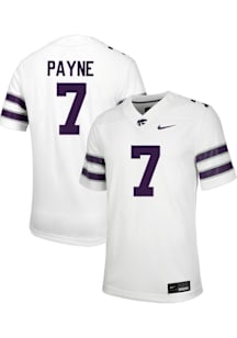 VJ Payne  Nike K-State Wildcats White Football Game Name And Number Football Jersey