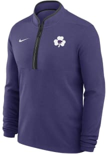 Mens K-State Wildcats Purple Nike Aer Lingus College Football Classic Qtr Zip Pullover