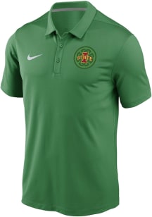 Nike Iowa State Cyclones Mens Green Aer Lingus College Football Classic Short Sleeve Polo