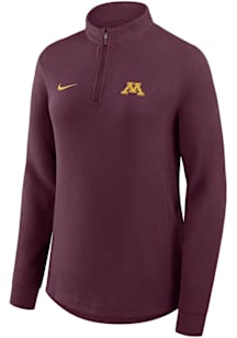 Nike Minnesota Golden Gophers Womens Maroon Victory Qtr Zip Pullover