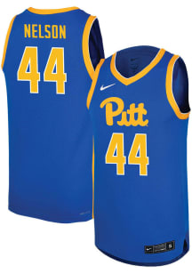 Jajuan Nelson Mens Blue Pitt Panthers Road Basketball Jersey