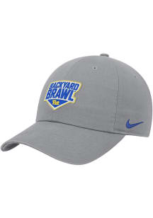 Nike Grey Pitt Panthers Backyard Brawl Club Cap Adjustable Hat