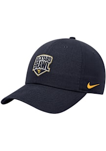 Nike West Virginia Mountaineers Backyard Brawl Club Cap Adjustable Hat - Navy Blue