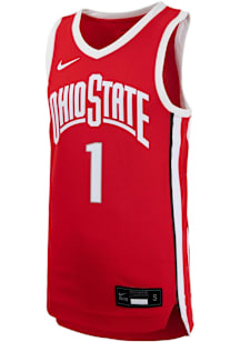 Youth Ohio State Buckeyes Red Nike Replica Basketball Jersey Jersey