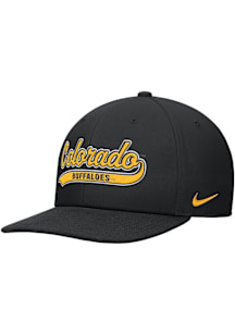 Nike Colorado Buffaloes Black Coach Mac Pro Flat Bill Snapback Mens Snapback Hat