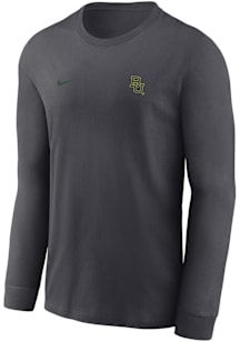 Nike Baylor Bears Charcoal Primary Team Logo Legend Long Sleeve T-Shirt