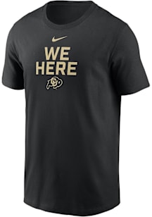 Nike Colorado Buffaloes Black Slogan Dri-FIT Short Sleeve T Shirt