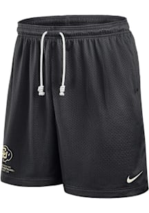 Nike Colorado Buffaloes Mens Black Primary Team Logo Player Shorts