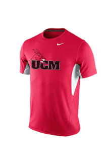 Nike Central Missouri Mules Crimson Vapor Dri-FIT Short Sleeve T Shirt