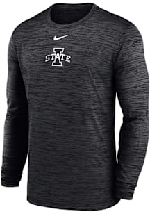Nike Iowa State Cyclones Black Primary Team Logo Velocity Lgnd Long Sleeve T-Shirt