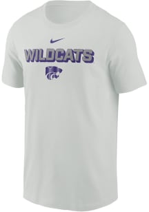 K-State Wildcats Grey Nike Flat Name Mascot Legend Short Sleeve T Shirt