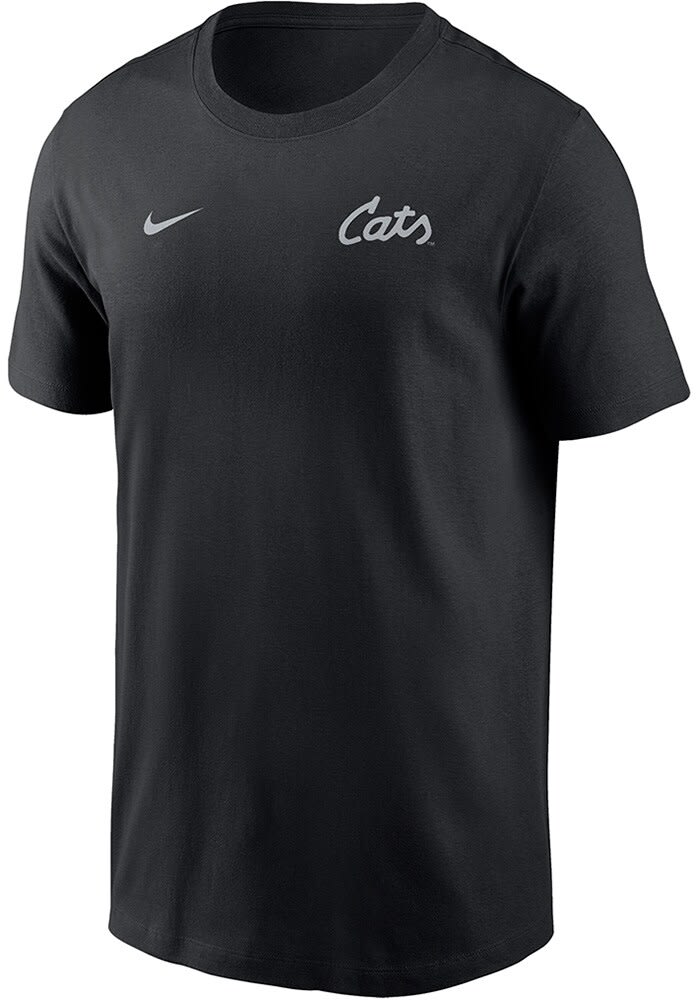 Nike K-State Wildcats BLACK Flat Name Mascot Legend Short