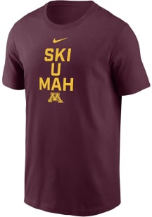 Minnesota Golden Gophers Maroon Nike Slogan Dri-FIT Short Sleeve T Shirt